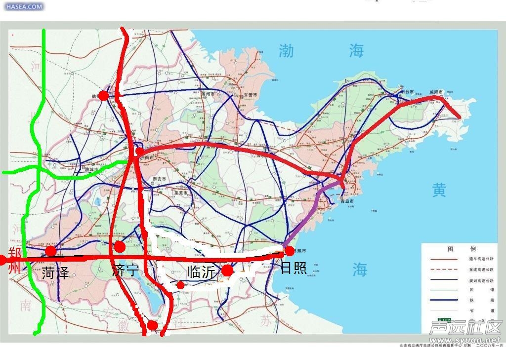 我省将建设济青南线高铁途径临沂日照