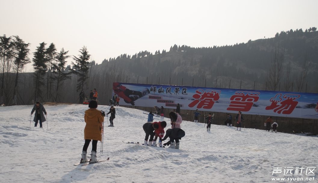 我骑我秀-骑游峄山滑雪场