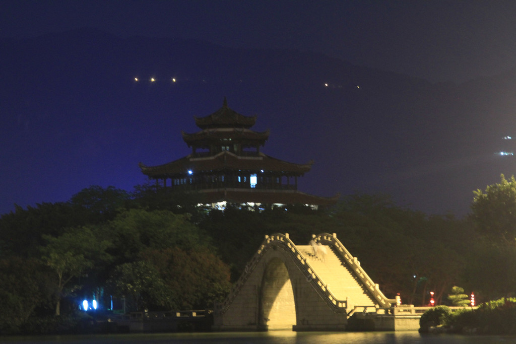 泉州西湖夜景