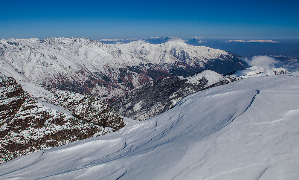 高山流雪2015年昆明轎子山第一場雪