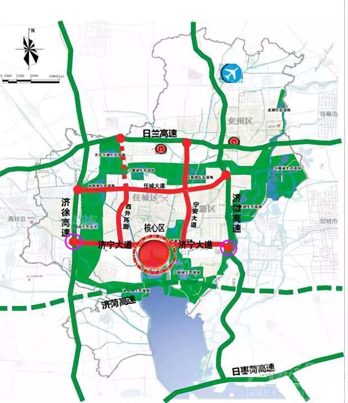 济微高速肥城段规划图图片