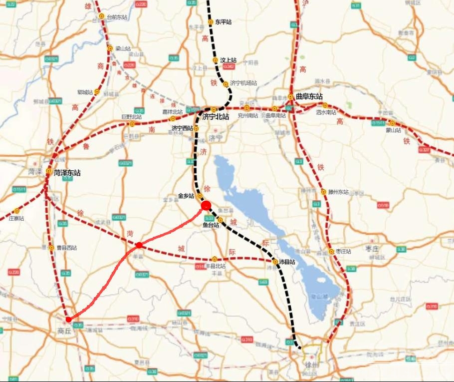 济宁金乡铁路规划图片