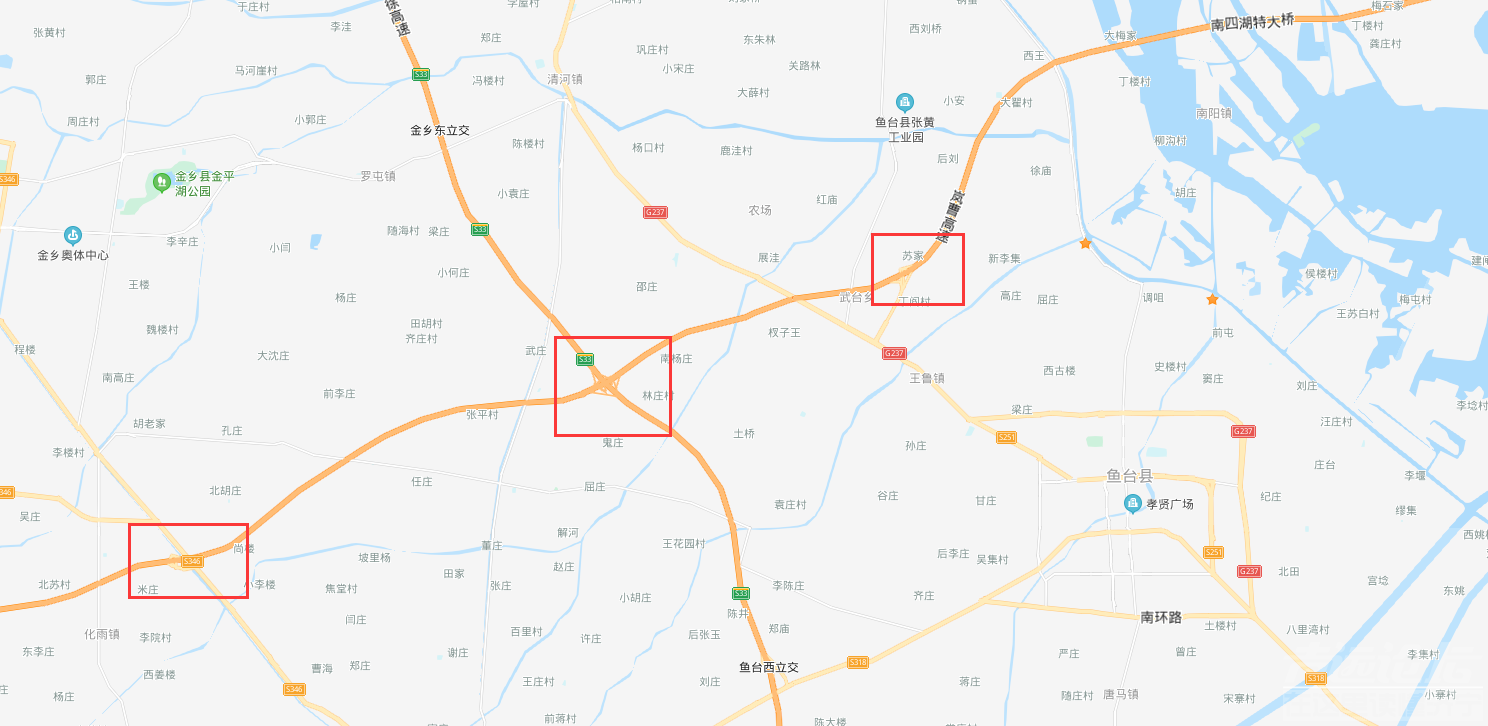 求助:岚曹高速从哪里上,微山向鱼台方向从哪里上