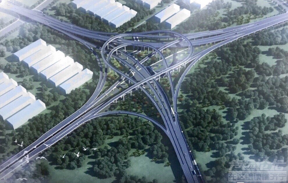 我市最大互通立交,5层互通最高桥墩31.8米,造价9.95亿