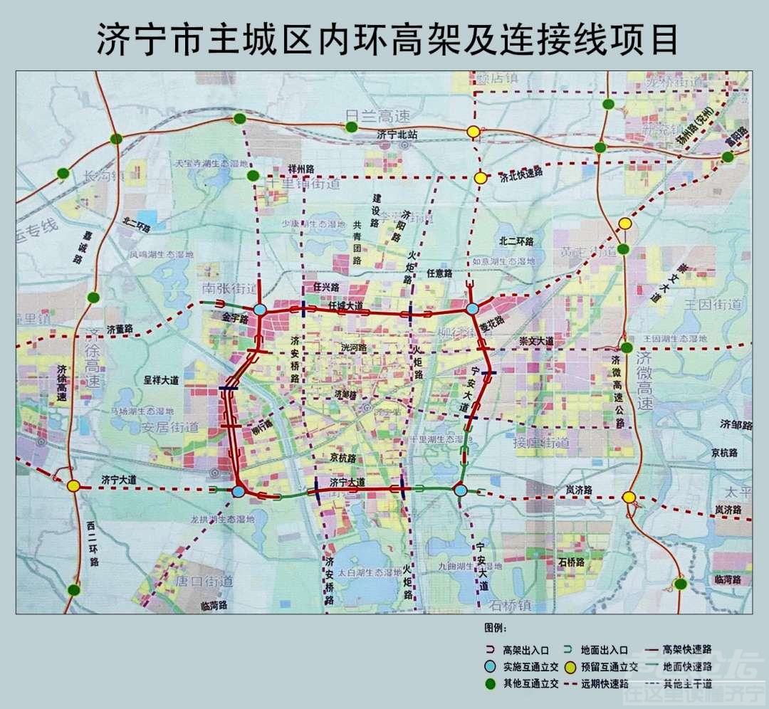 济宁南三环路线图图片